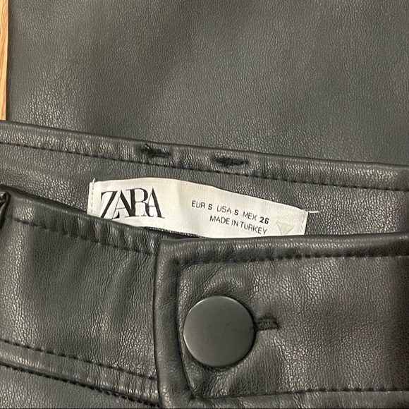 Zara Leather Pants - Picture 4 of 5
